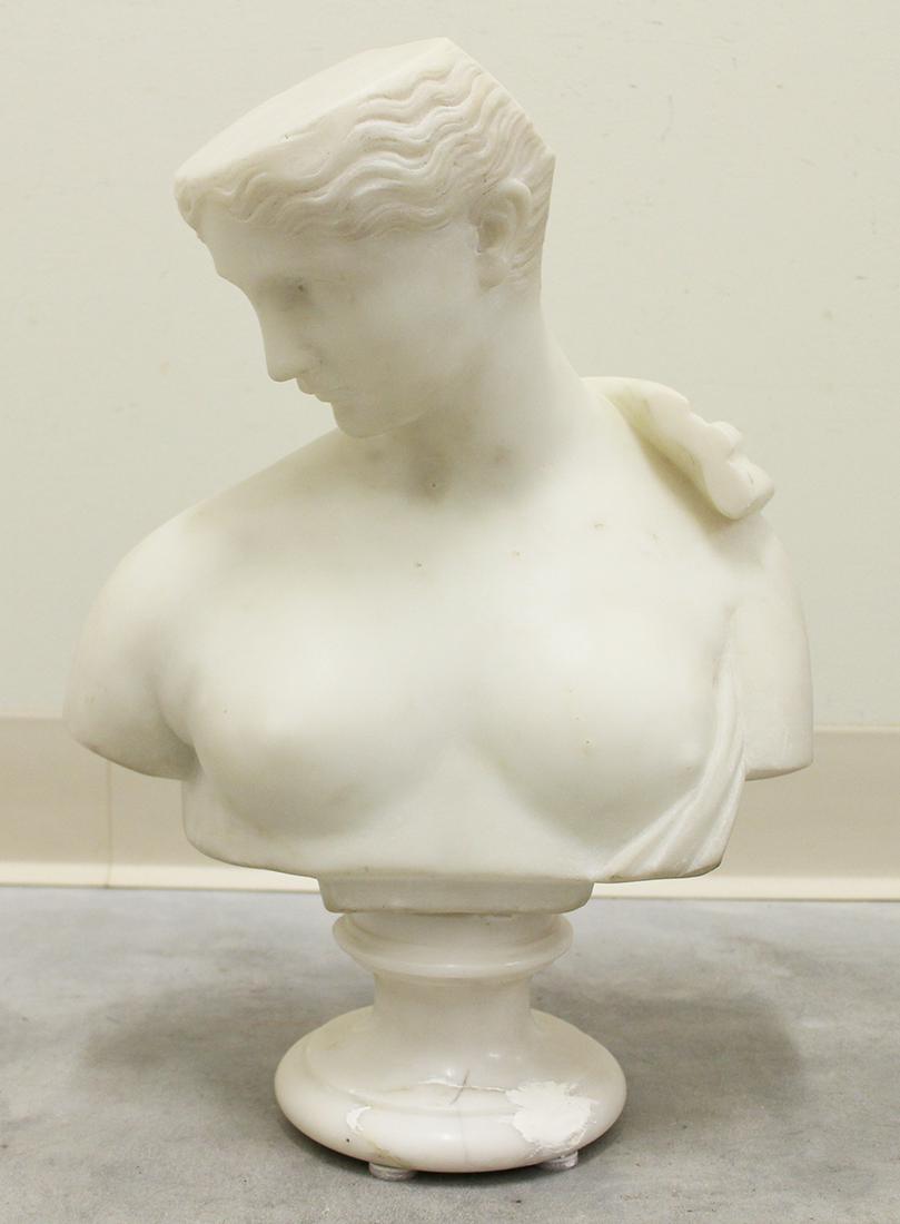 ART DECO MARBLE BUST (1 of 4)