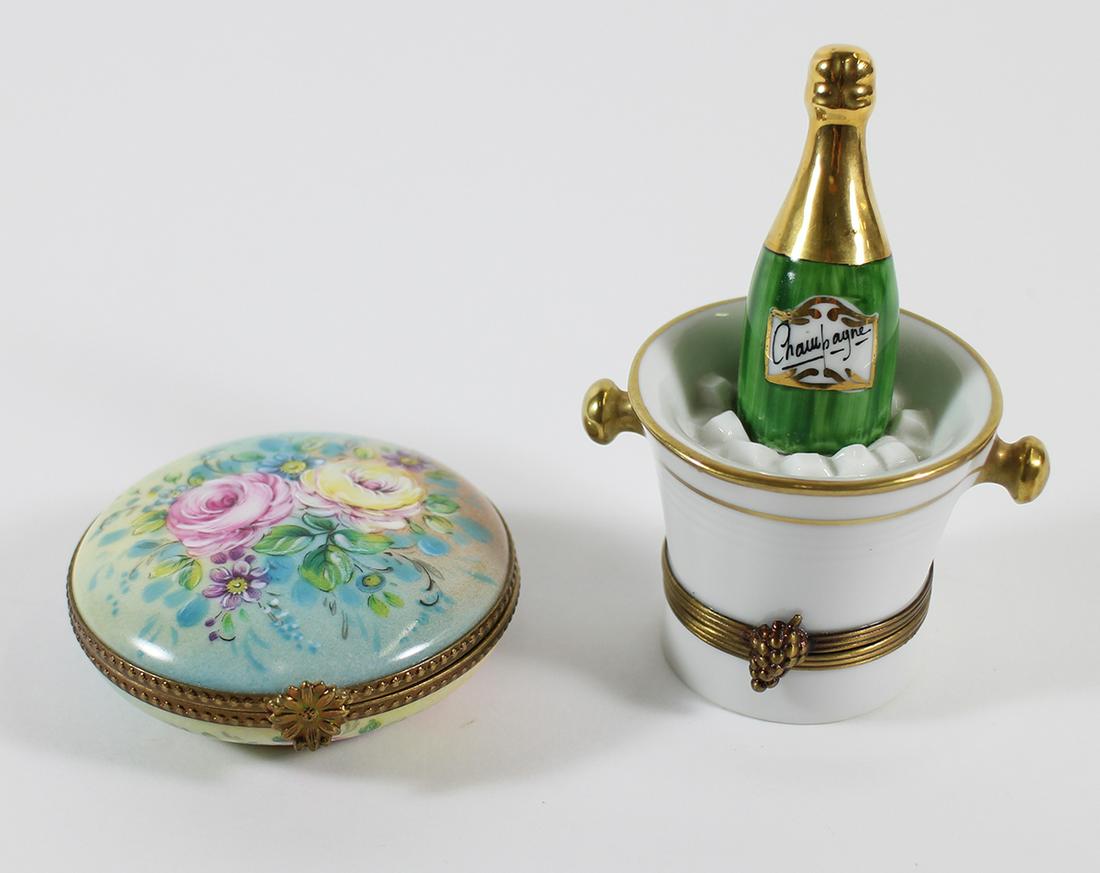 (2) LIMOGES TRINKET BOXES (1 of 3)