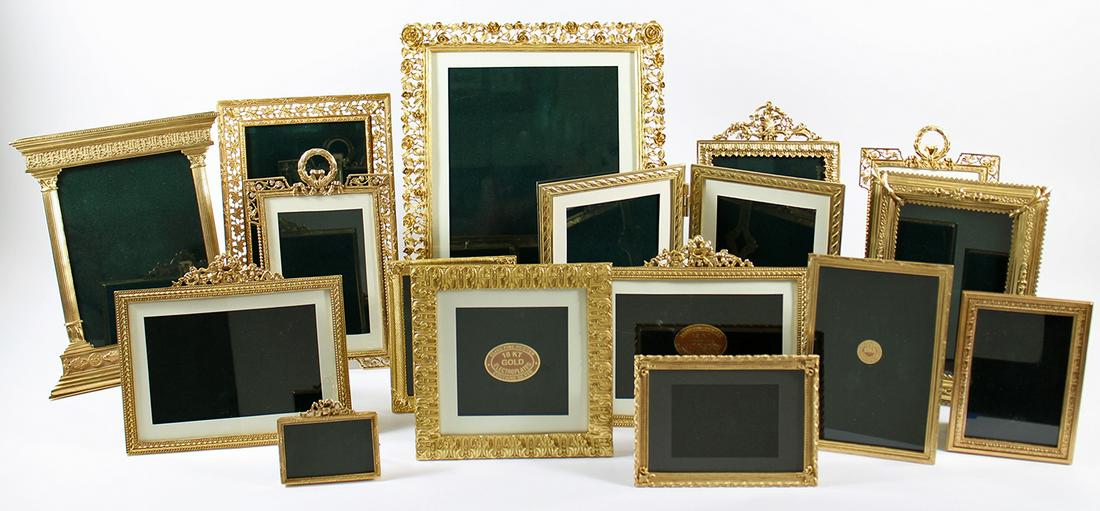 (16) ELIAS 18K GOLD PLATED PICTURE FRAMES (1 of 3)