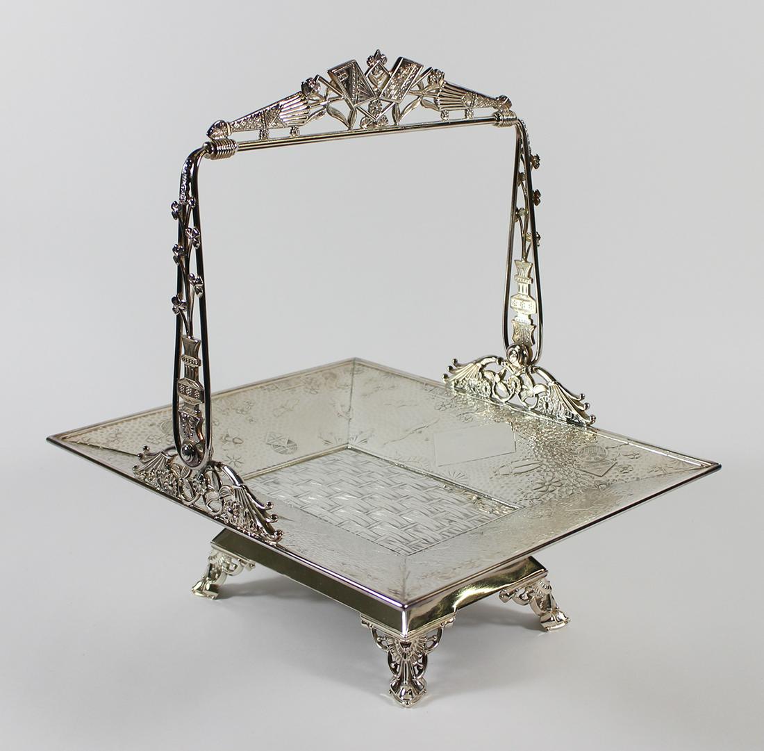 DERBY SILVERPLATE AESTHETIC BASKET (1 of 5)