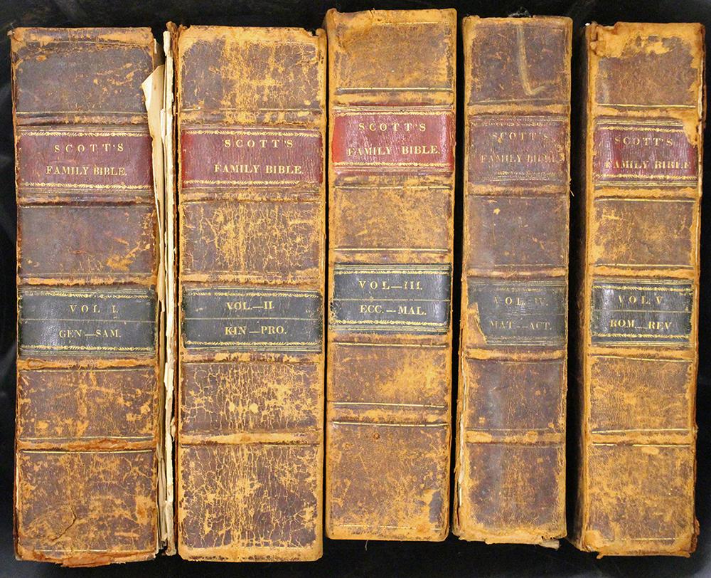 VOL 1-5 THE HOLY BIBLE BY THOMAS SCOTT 1816 (1 of 3)