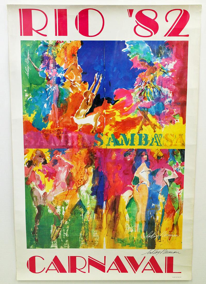 LEROY NEIMAN SIGNED RIO CARNAVAL POSTER (1 of 3)
