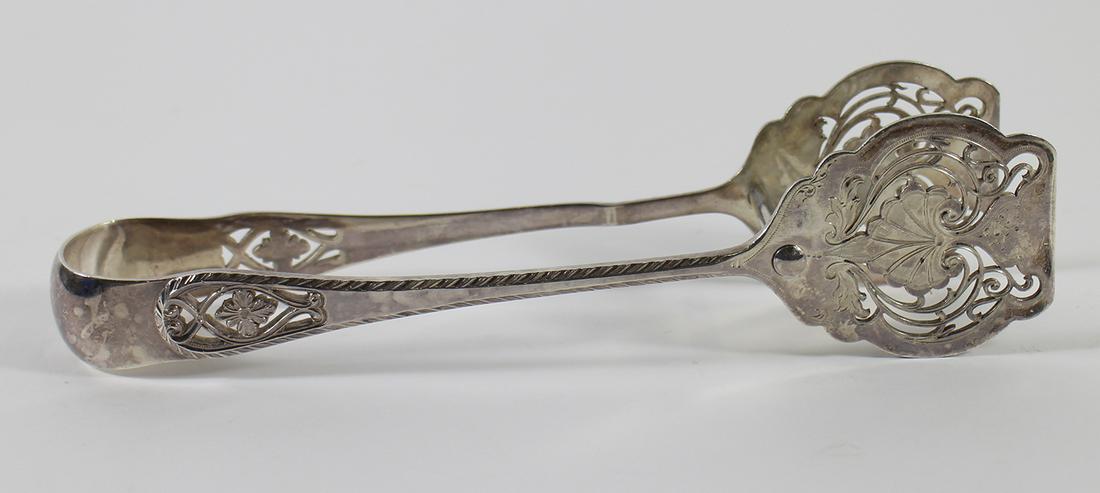 JAMES DIXON SHEFFIELD ENGLAND STERLING TONGS (1 of 5)