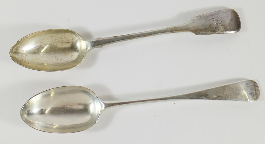 (2) ENGLISH STERLING SILVER STUFFING SPOONS (1 of 2)