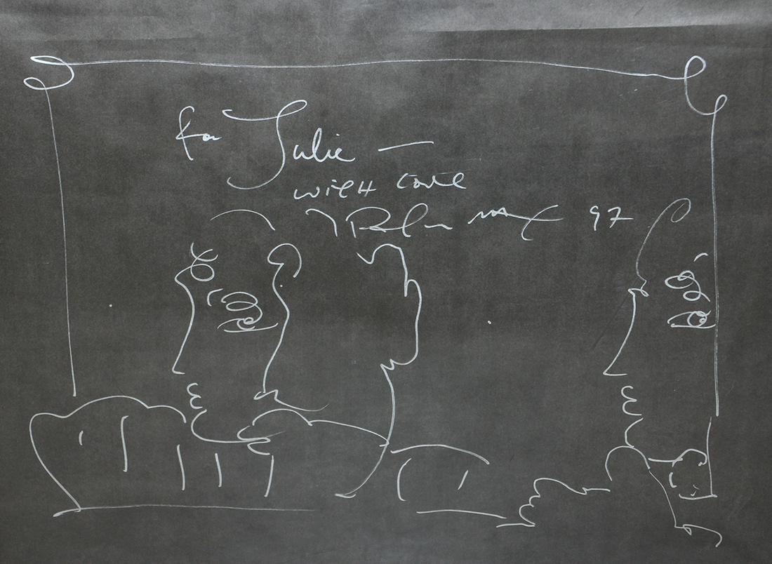 1997 PETER MAX ORIGINAL DRAWING (1 of 2)