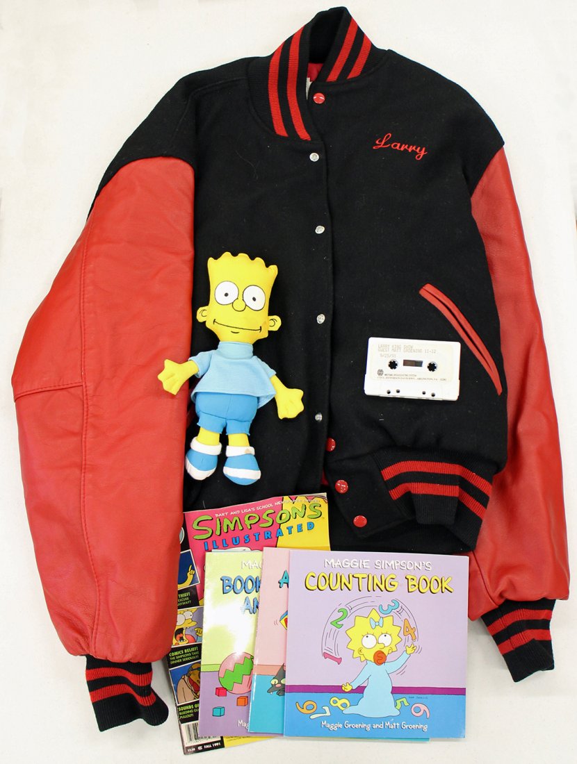 THE SIMPSONS JACKET - MATT GROENING TO LARRY KING (1 of 5)