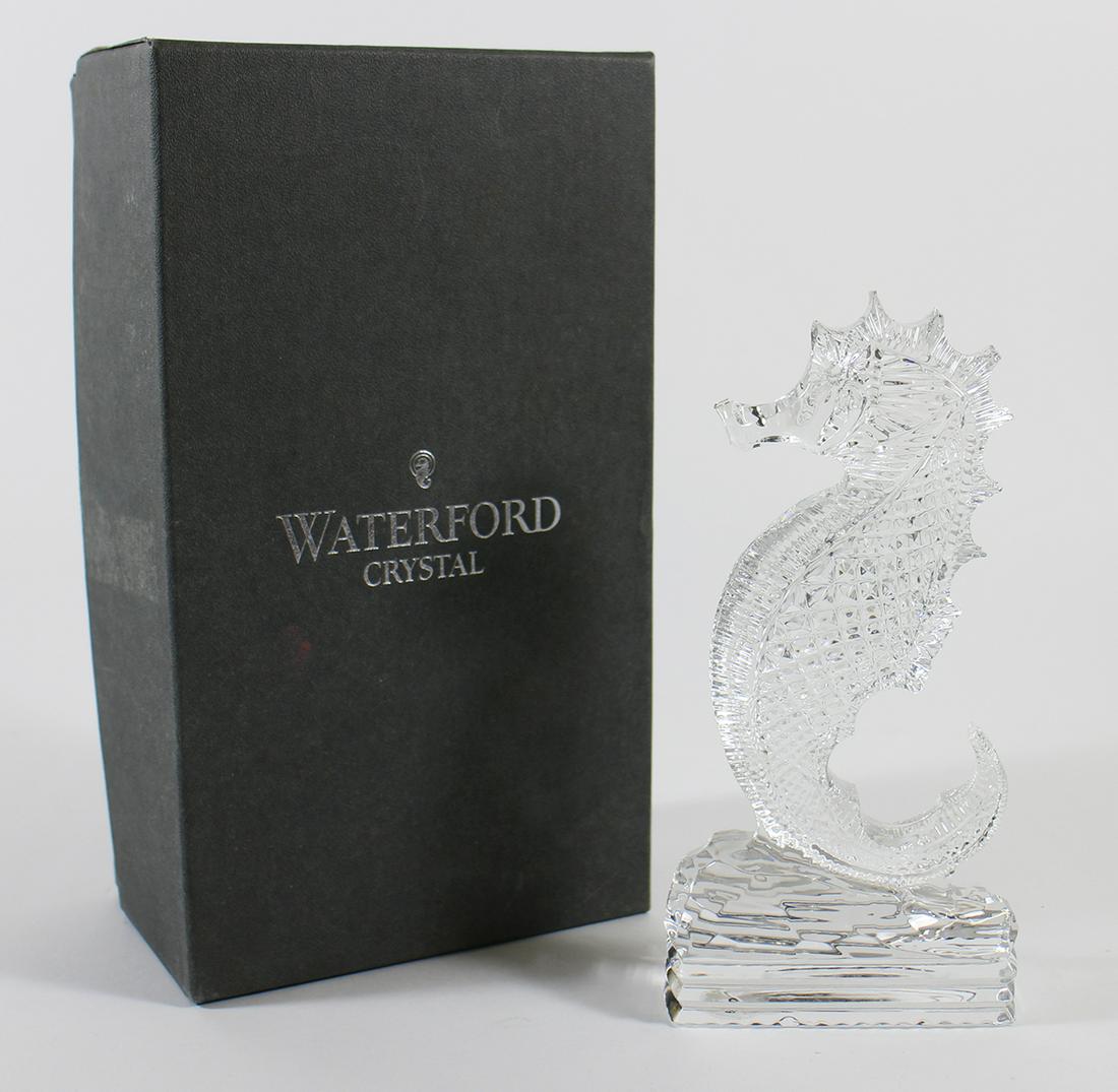 WATERFORD CRYSTAL SEAHORSE W/ BOX (1 of 1)