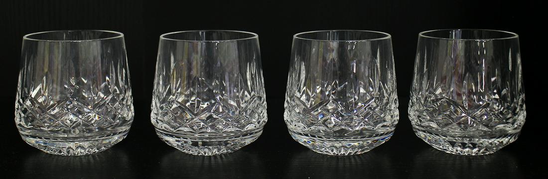 (4) WATERFORD CRYSTAL OLD FASHIONED GLASSES (1 of 1)