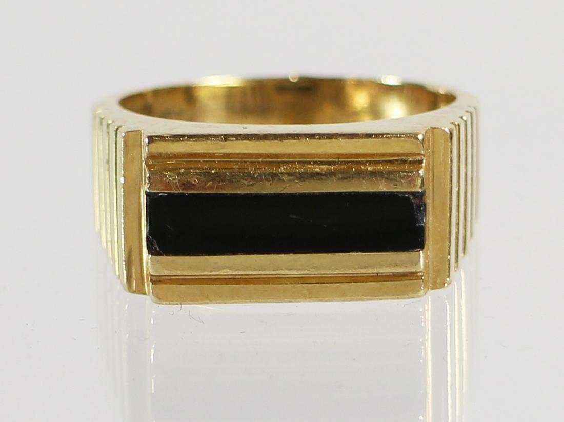 MEN'S 14K ONYX RING (1 of 3)