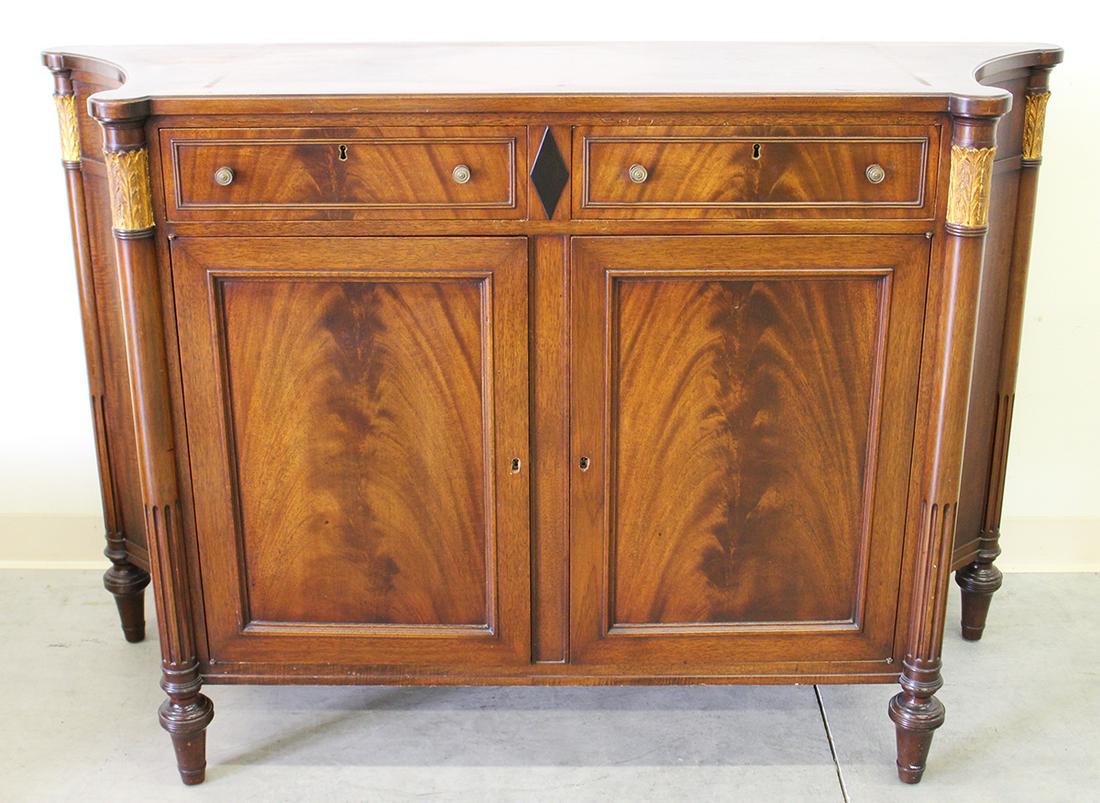 WOOD BUFFET CABINET (1 of 4)