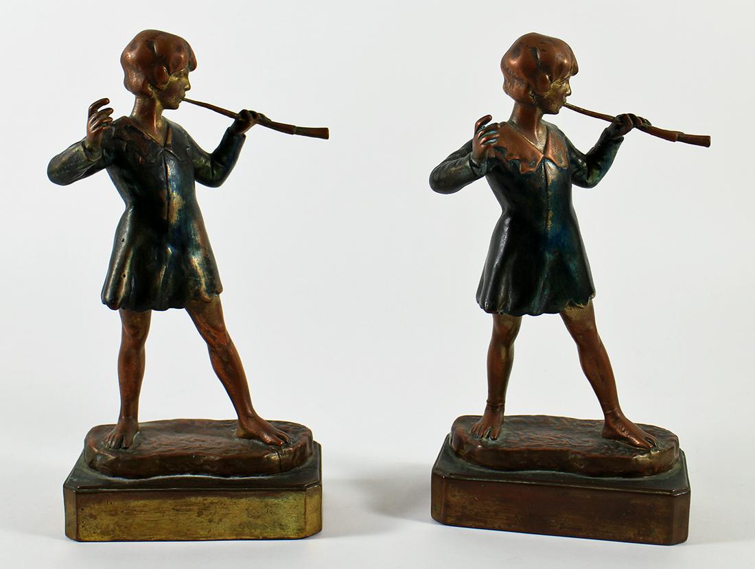 POMPEIAN BRONZE BOOKENDS (1 of 3)