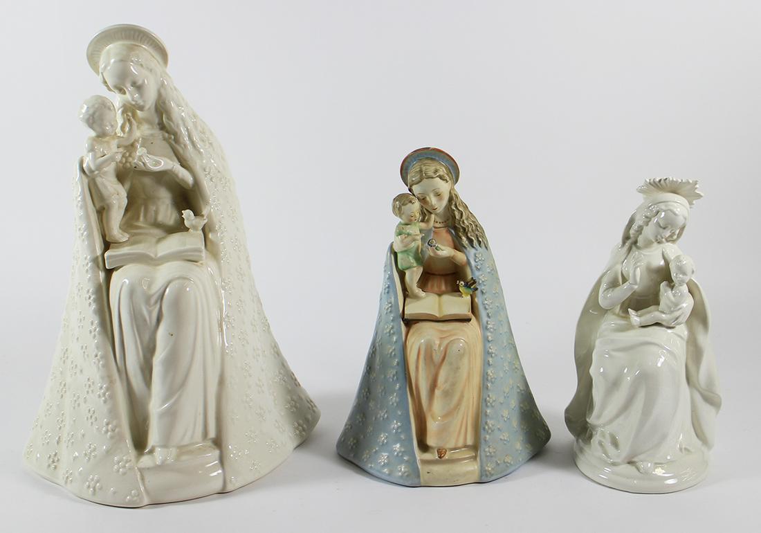(3) GOEBEL HUMMEL MADONNA & CHILD FIGURINES (1 of 6)