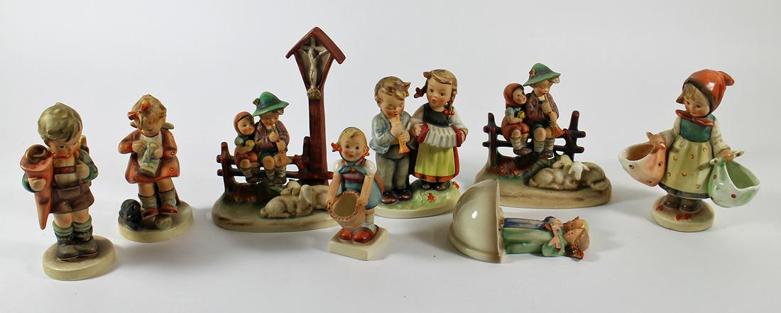 (8) VINTAGE GOEBEL HUMMEL FIGURINES (1 of 5)