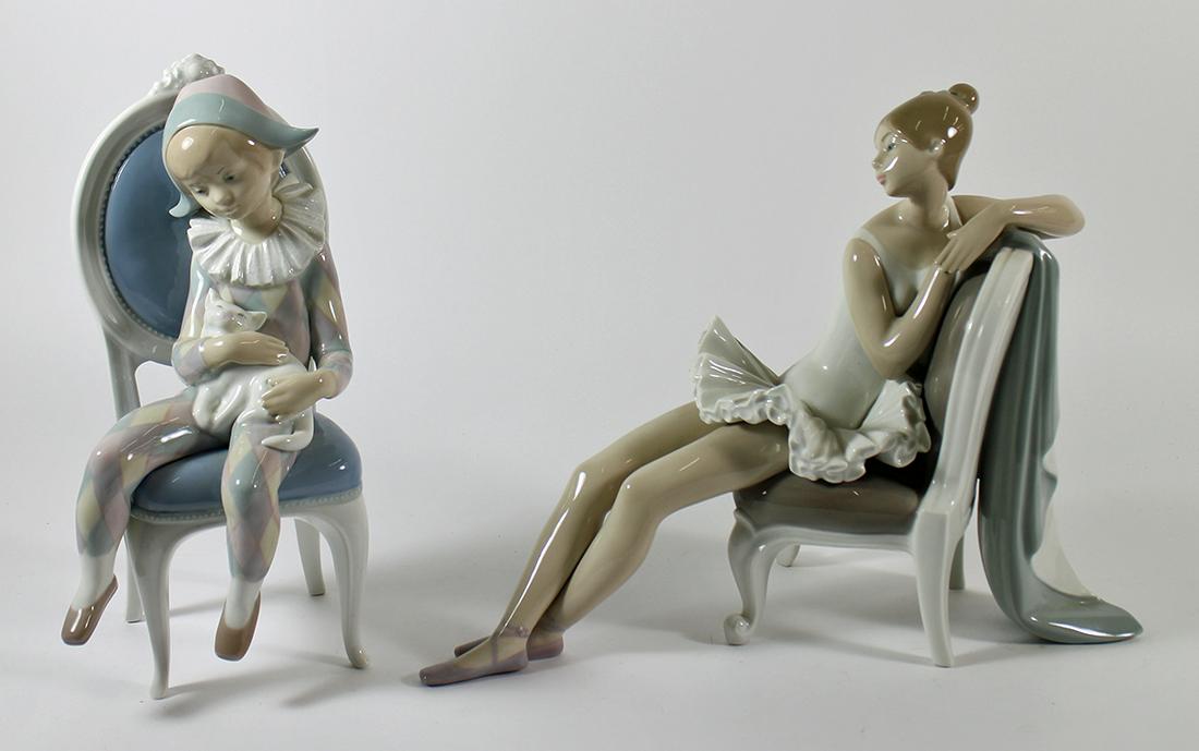 (2) LLADRO PORCELAIN FIGURINES (1 of 2)