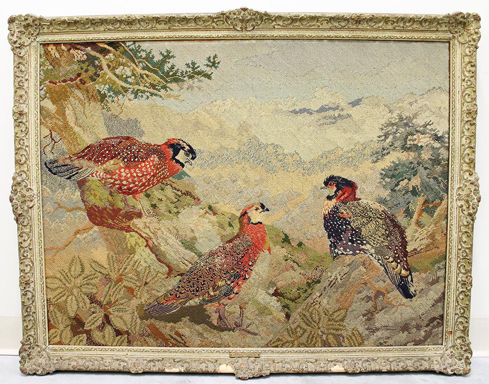 AFTER ARCHIBALD THORBURN PETIT POINT TAPESTRY 1938 (1 of 9)