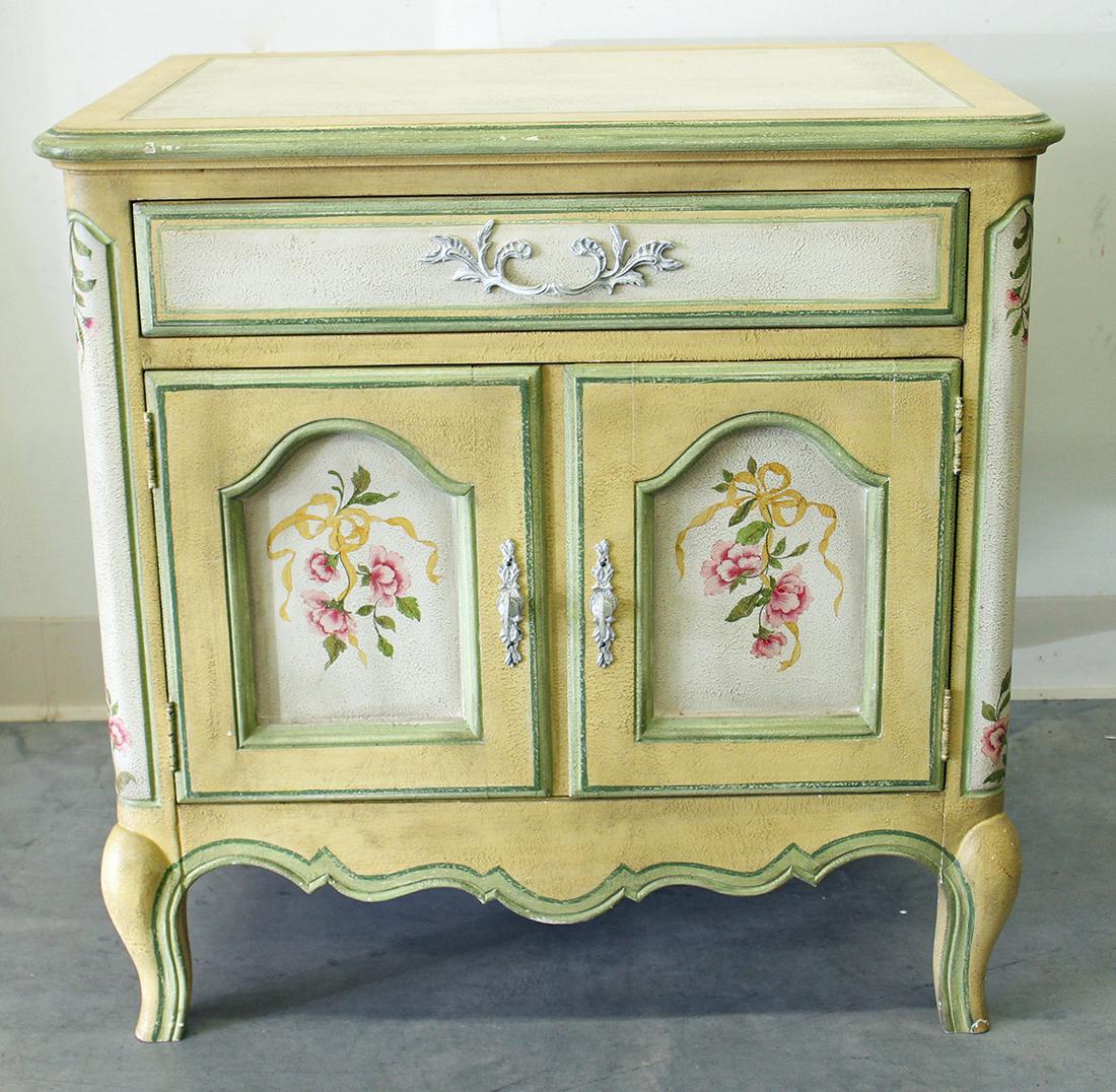 BAKER FURNITURE PAINTED NIGHTSTAND (1 of 4)