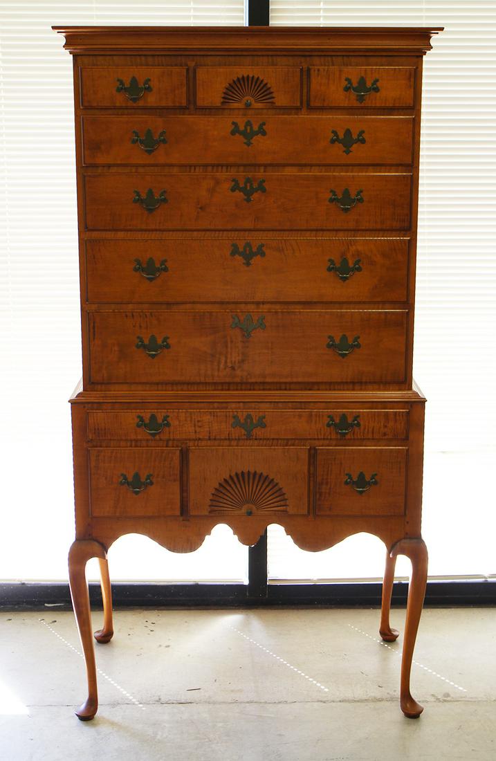 ELDRED WHEELER QUEEN ANNE STYLE HIGHBOY (1 of 8)