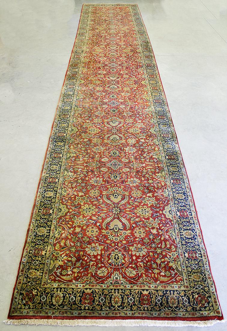 21' 8" x 4' SAROUK RUNNER RUG (1 of 8)