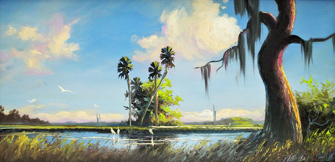 TRACY NEWTON FLORIDA LANDSCAPE PAINTING (1 of 4)
