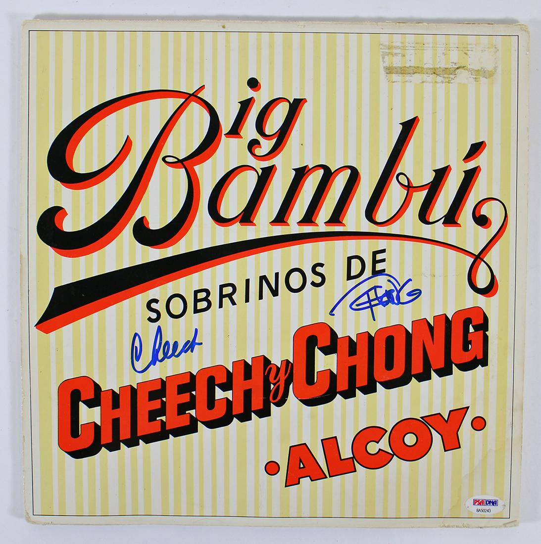 CHEECH AND CHONG BIG BAMBU SIGNED LP ALBUM (1 of 2)