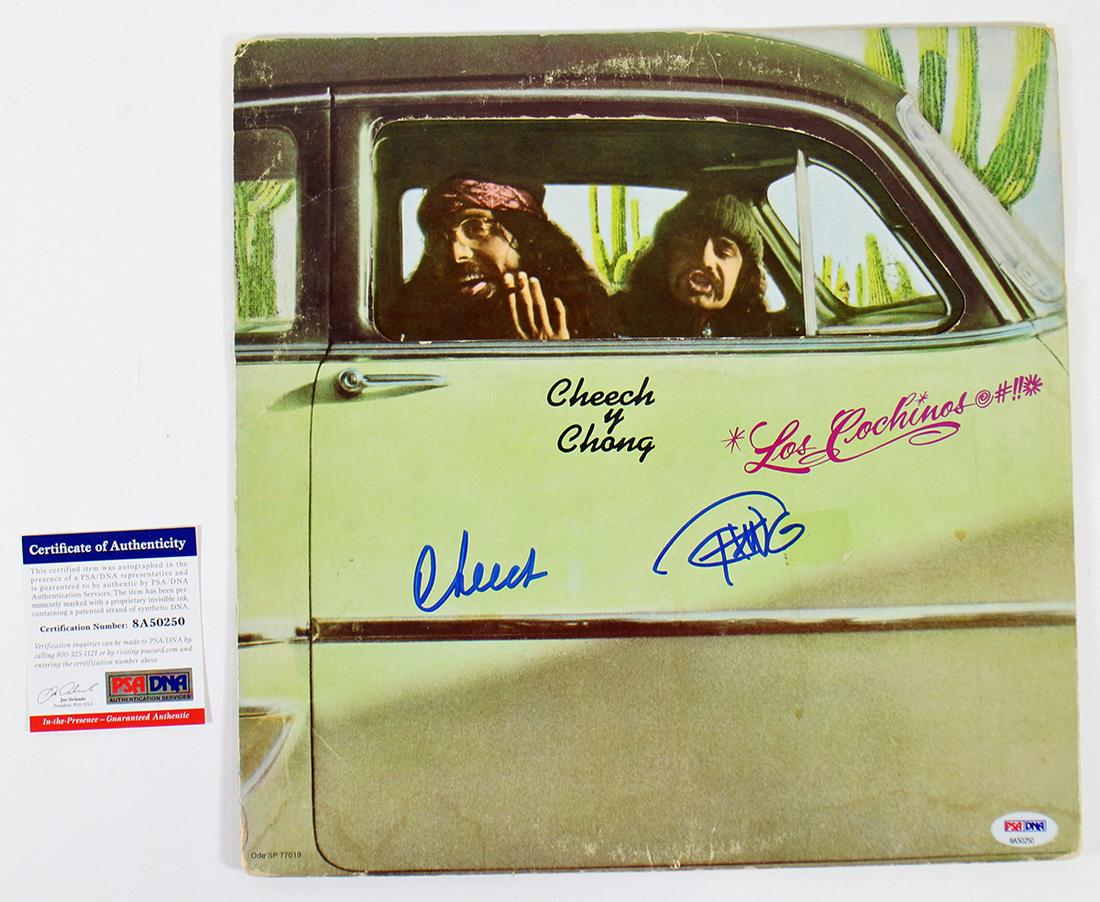 CHEECH AND CHONG SIGNED ALBUM COVER (1 of 1)