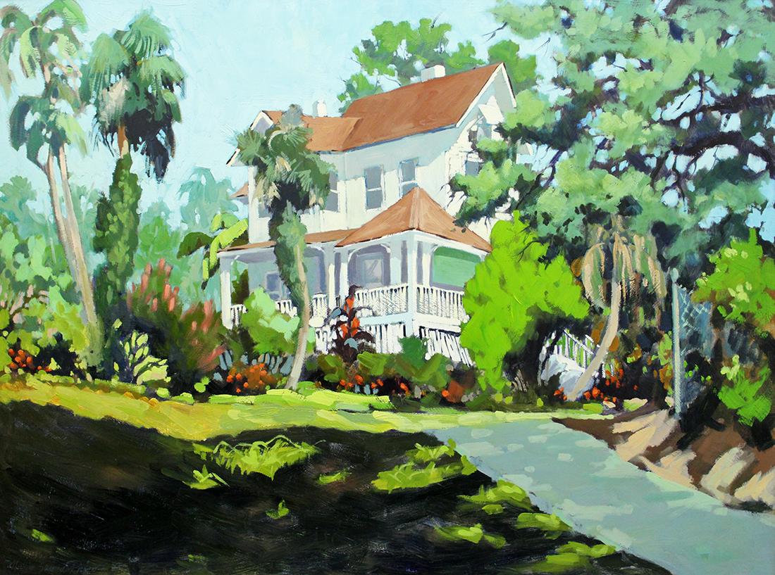MORGAN SAMUEL PRICE FLORIDA HOUSE PAINTING (1 of 5)