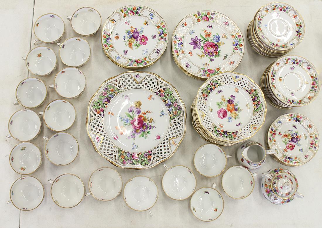SCHUMANN BAVARIA EMPRESS DRESDEN CHINA - 59 PIECES (1 of 4)