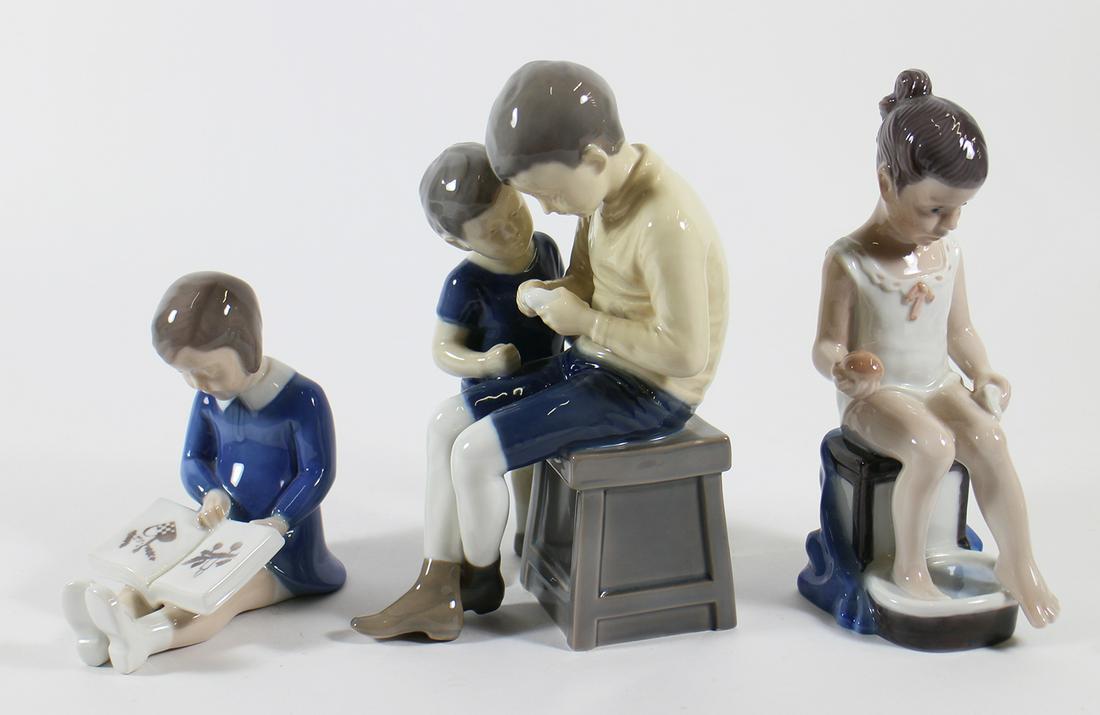 (3) ROYAL COPENHAGEN B & G DENMARK FIGURINES (1 of 2)