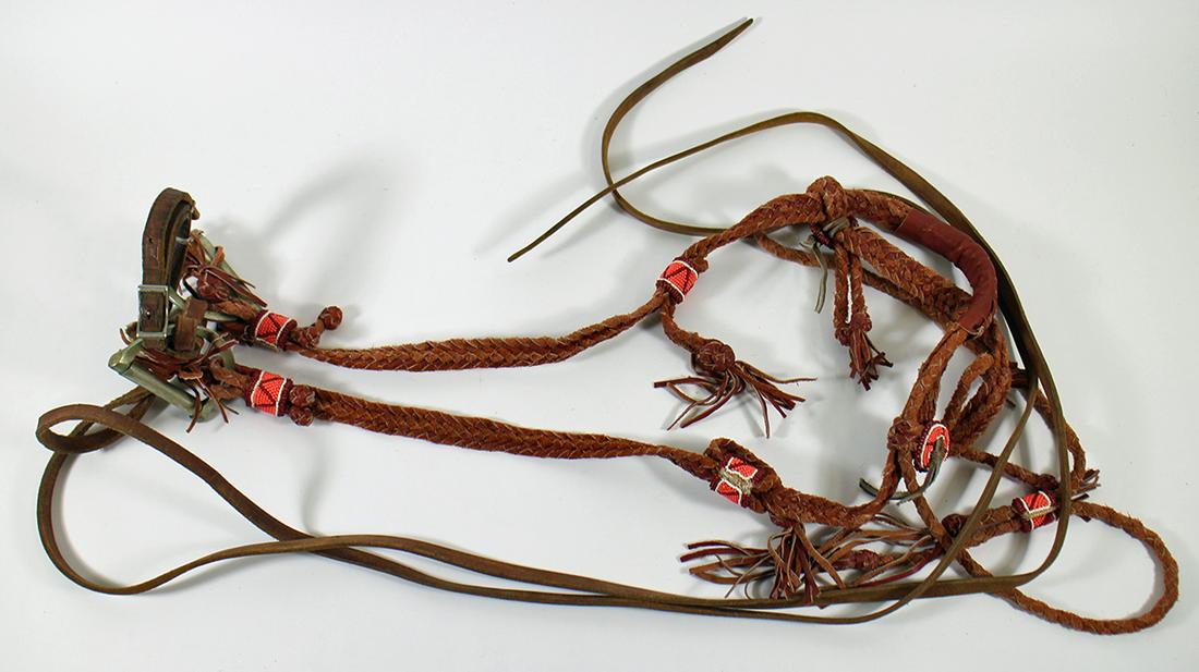 NAVAJO HORSE HEADSTALL (1 of 3)