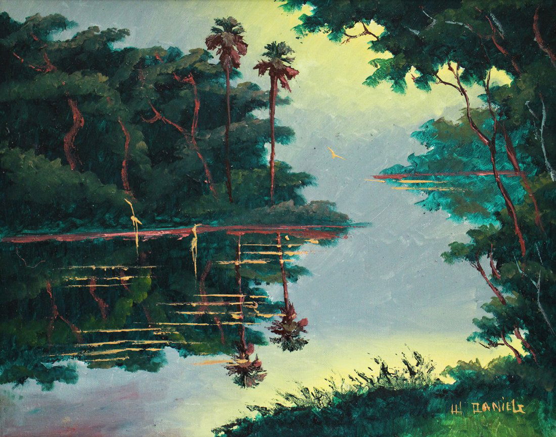 WILLIE DANIELS FLORIDA INLET HIGHWAYMEN PAINTING (1 of 4)