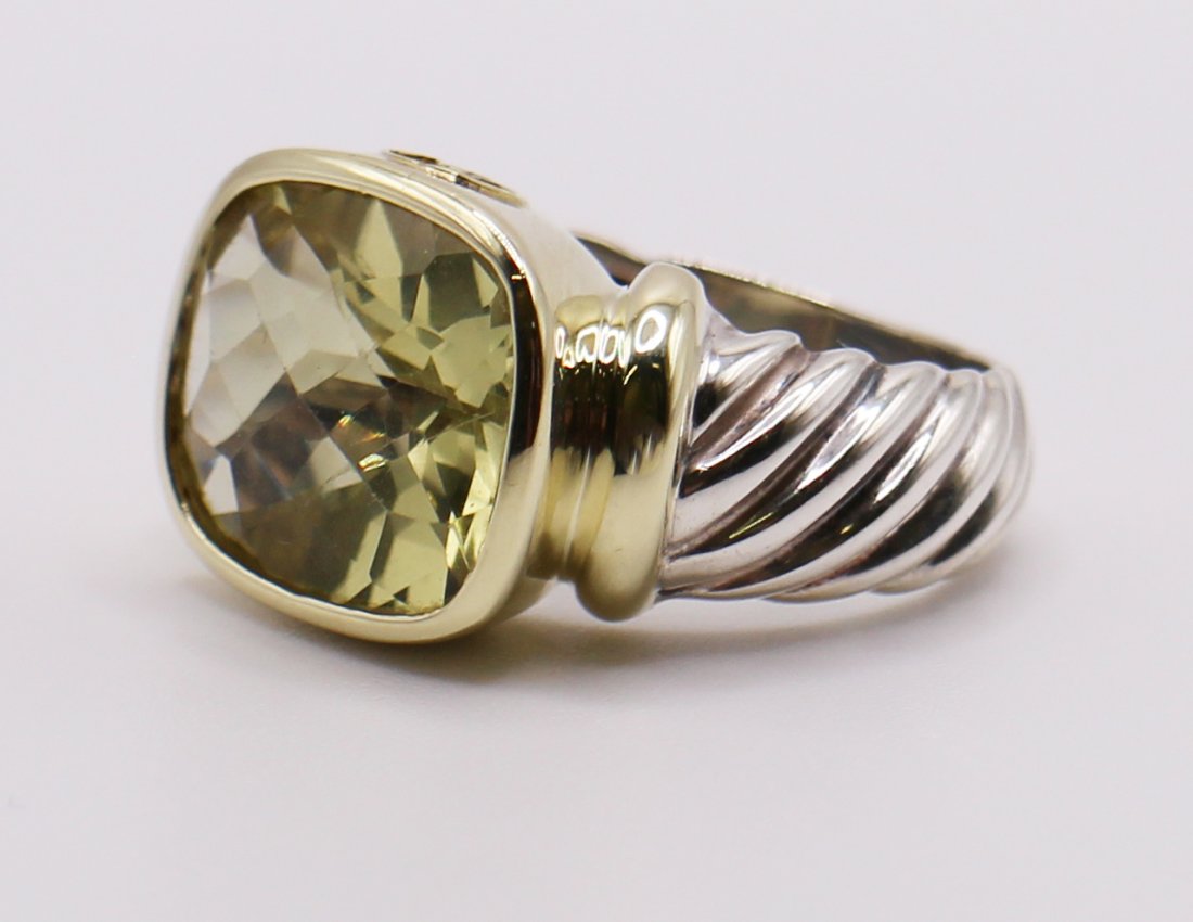 DAVID YURMAN STERLING & 14K ALBION RING (1 of 4)