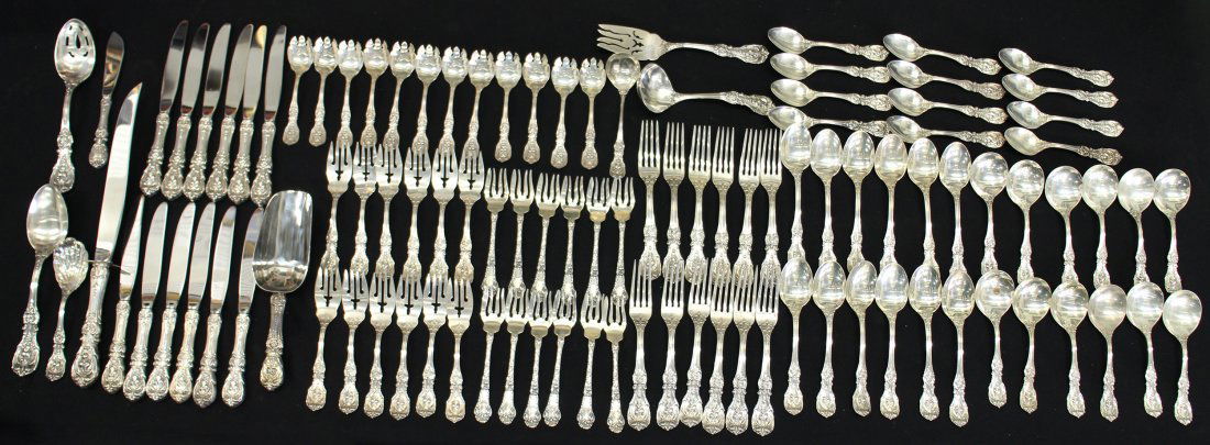 REED & BARTON FRANCIS STERLING FLATWARE FOR 12 (1 of 6)
