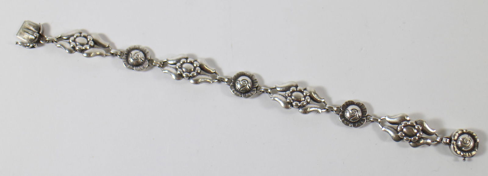 GEORG JENSEN STERLING SILVER BRACELET (1 of 4)