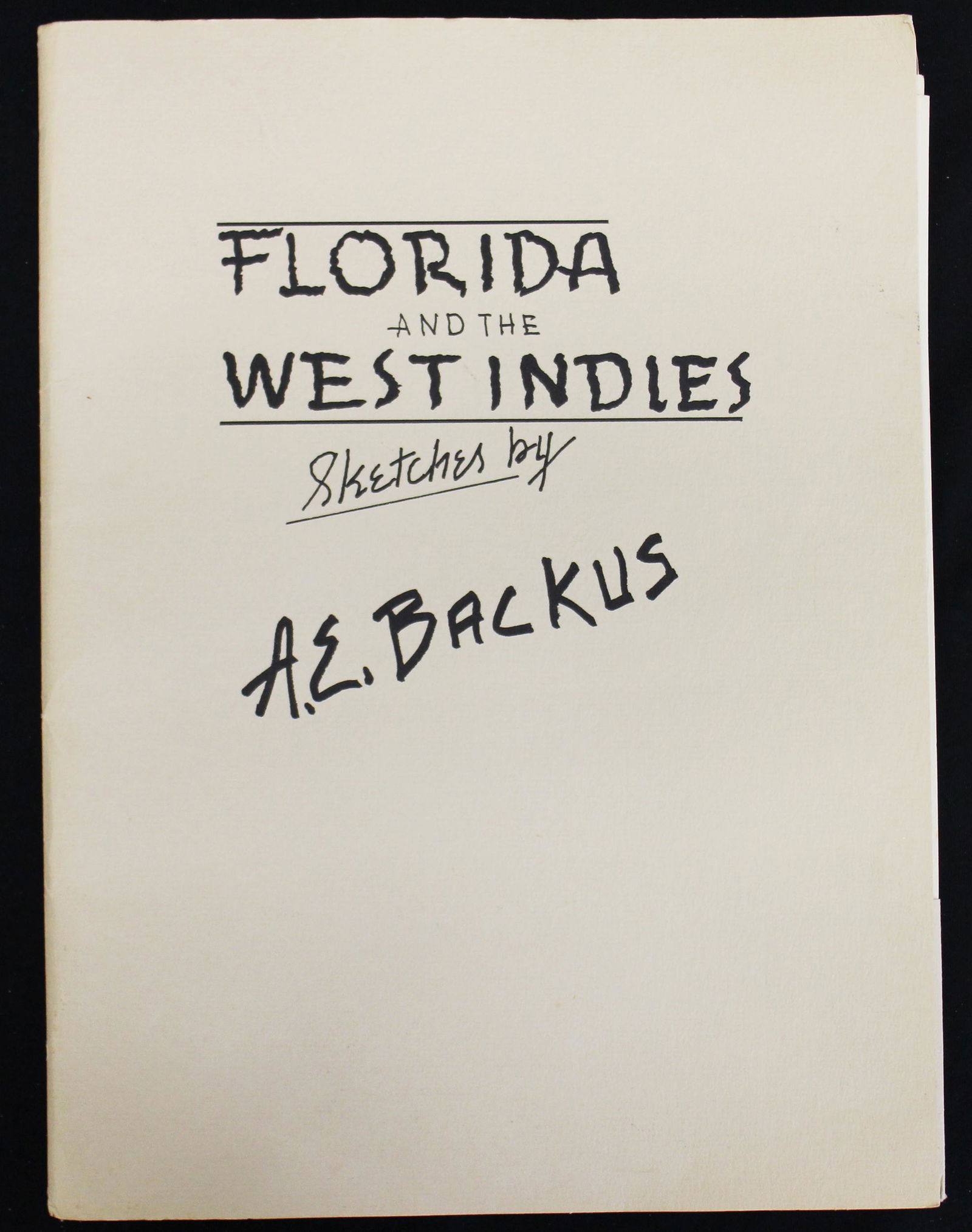 A.E. BACKUS SKETCH PORTFOLIO (18) LITHOGRAPHS (1 of 9)