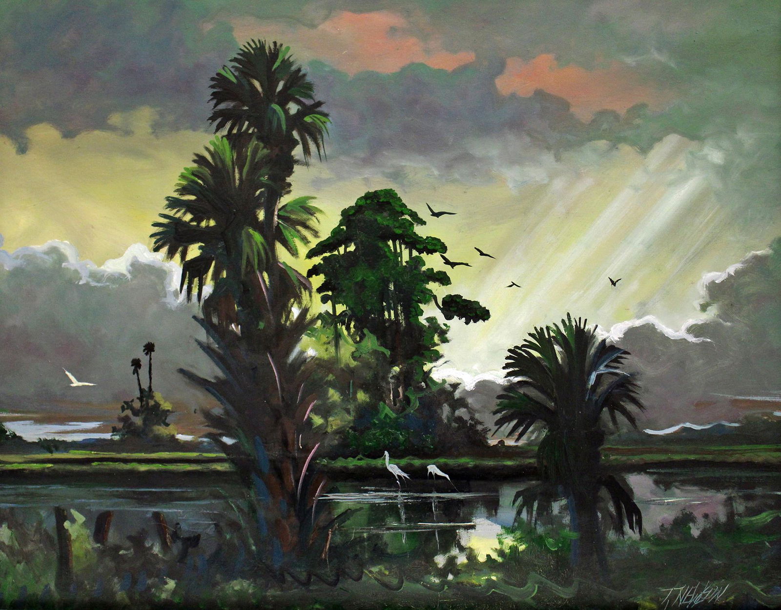TRACY NEWTON FLORIDA LANDSCAPE PAINTING (1 of 4)