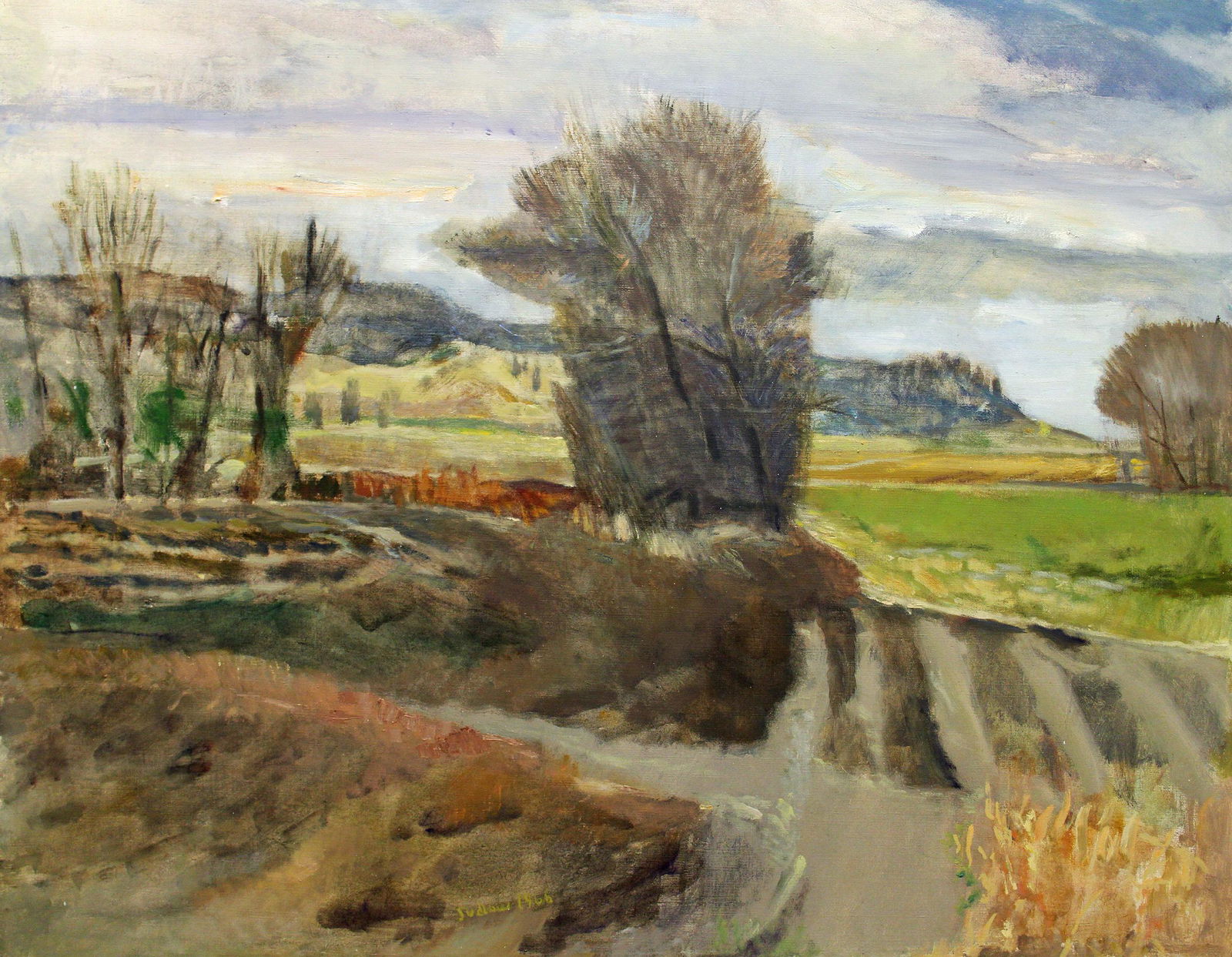 ROBERT SUDLOW 1966 JANUARY SKY PAINTING (1 of 6)