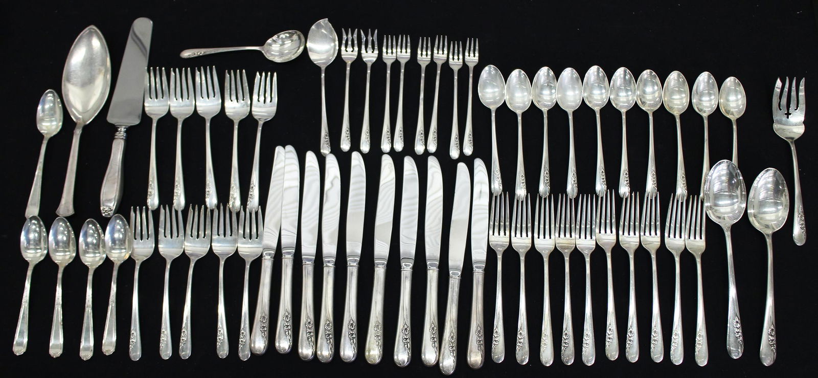 INTERNATIONAL BLOSSOM TIME STERLING FLATWARE (1 of 4)