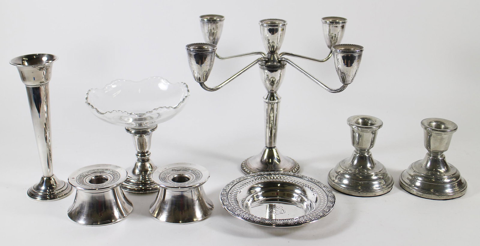 STERLING SILVER CANDLE HOLDERS & MORE (1 of 3)