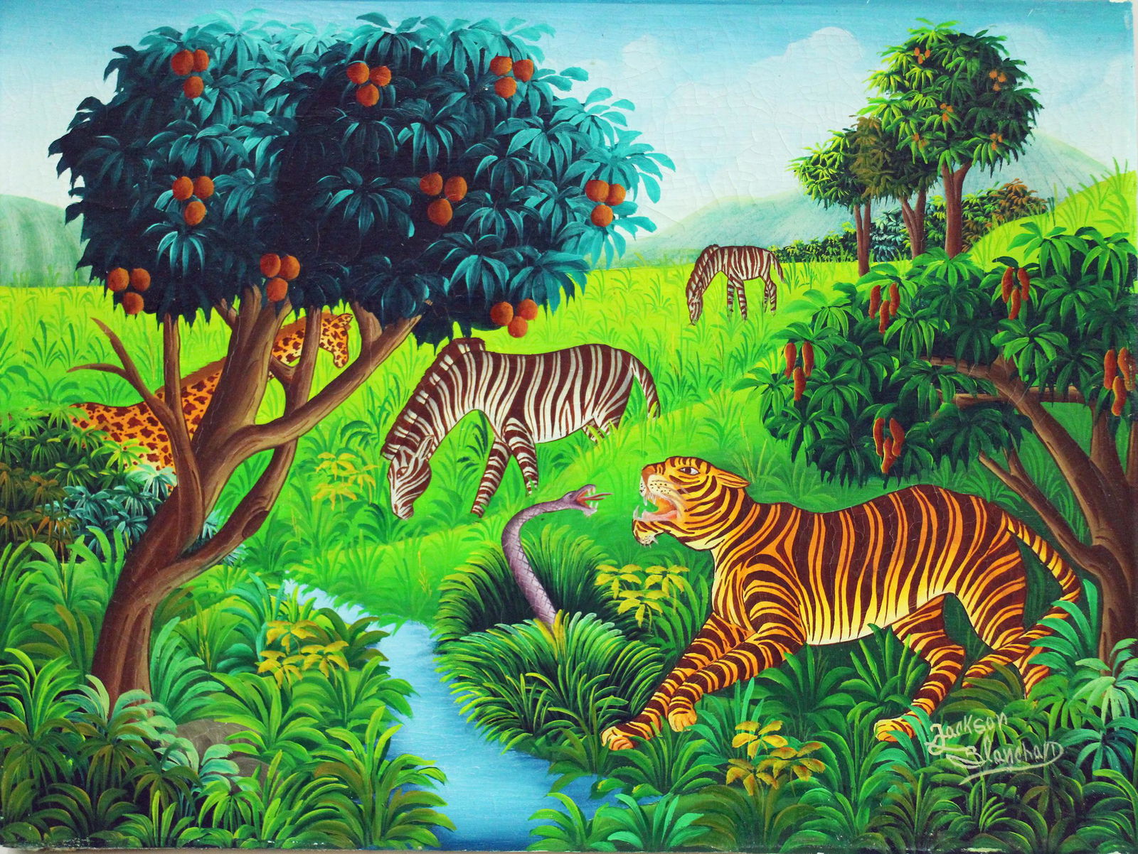 JACKSON BLANCHARD HAITIAN PAINTING (1 of 3)