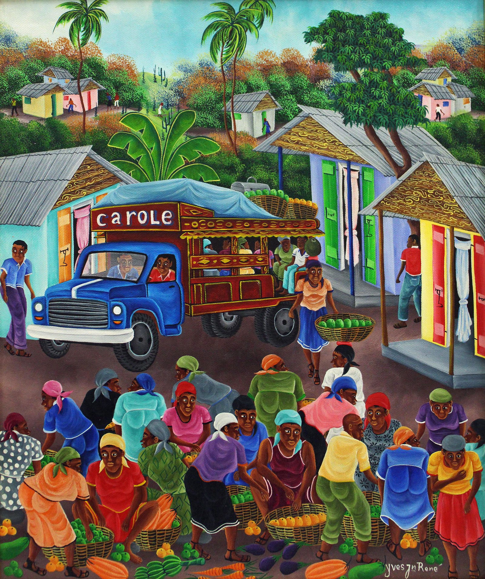 YVES JN RENE HAITIAN PAINTING (1 of 5)