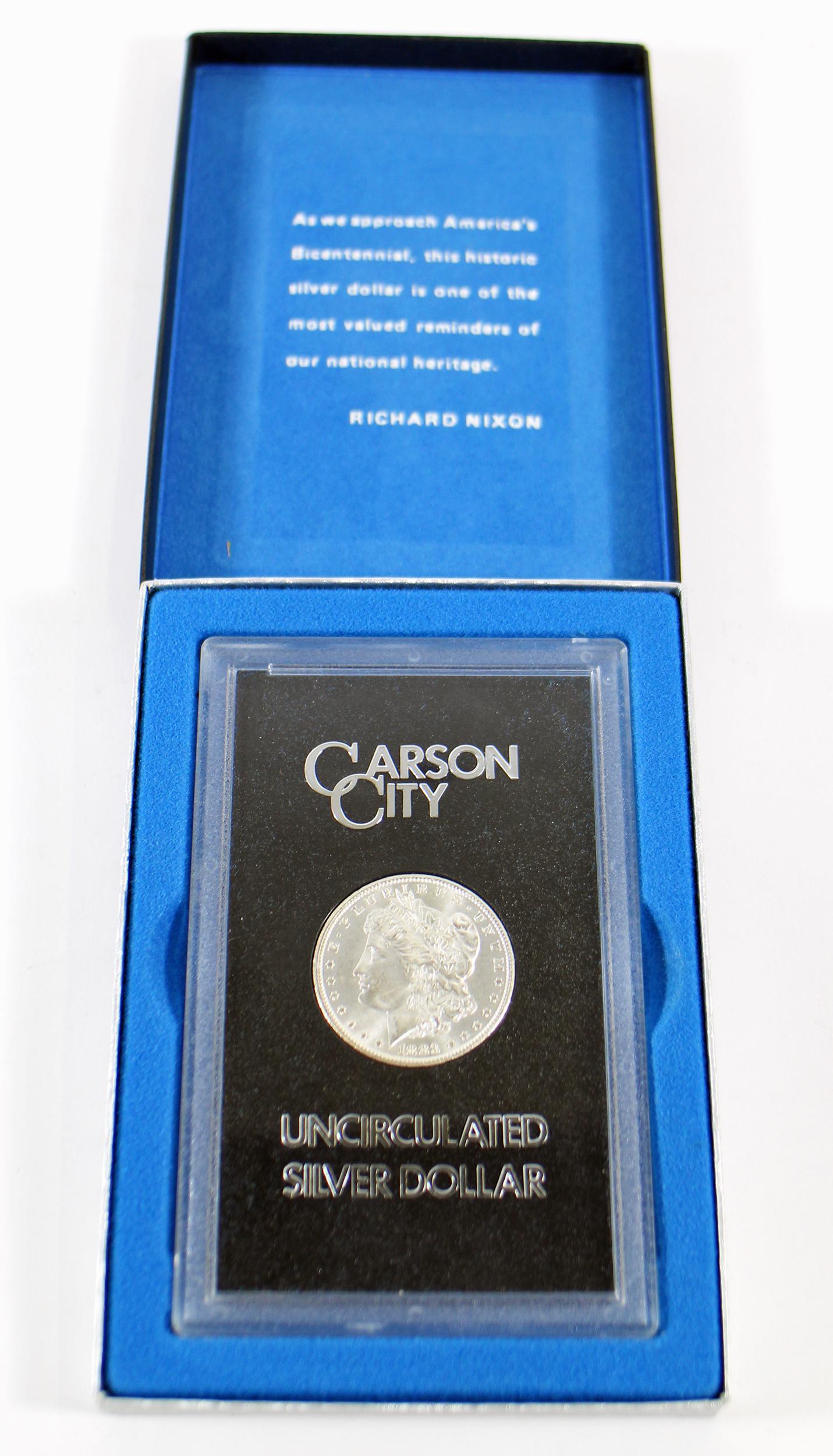 1883 UNCIRCULATED CARSON SITY SILVER DOLLAR (1 of 2)