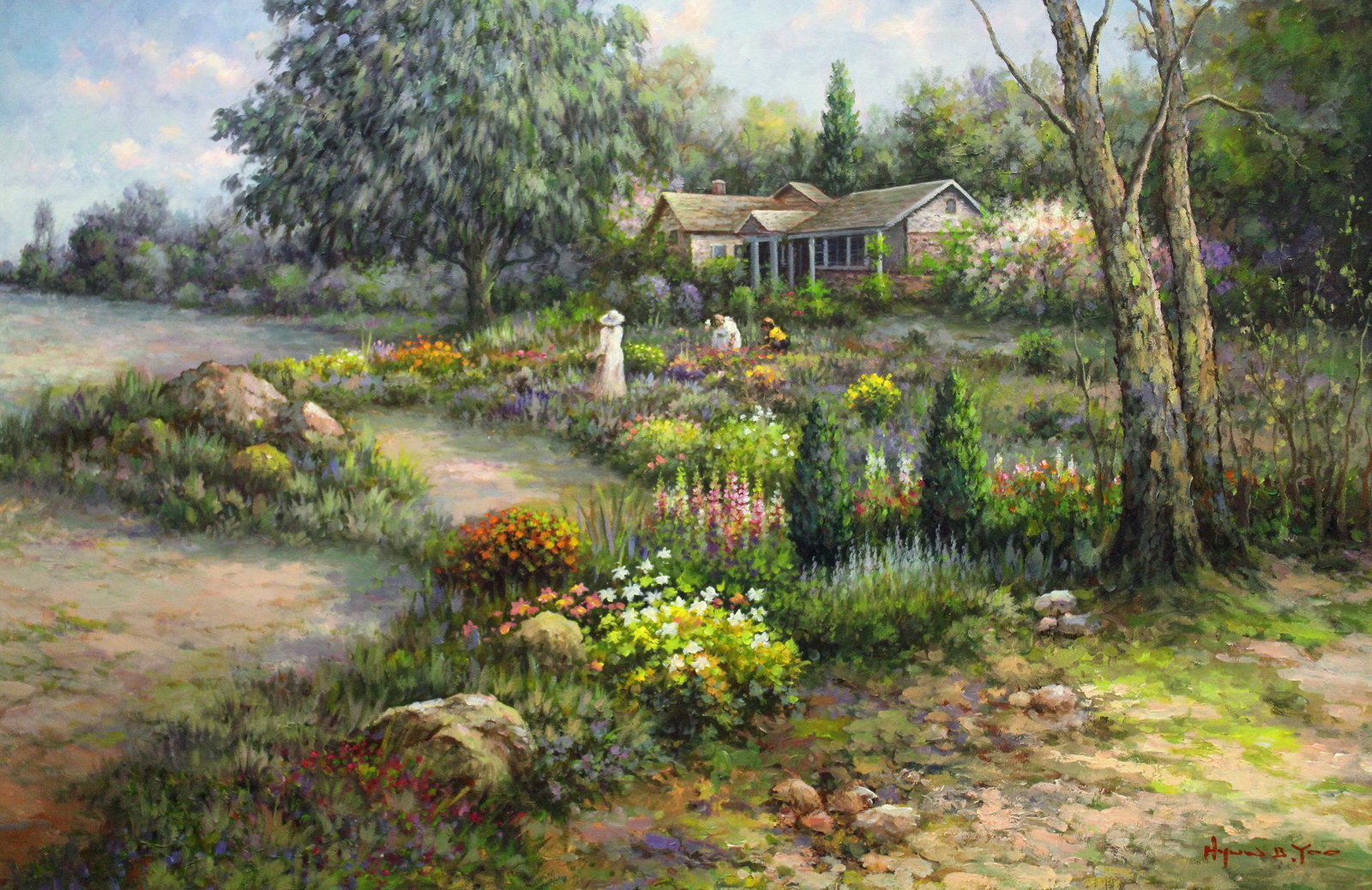HYUN BO YOO GARDENING LANDSCAPE PAINTING (1 of 4)