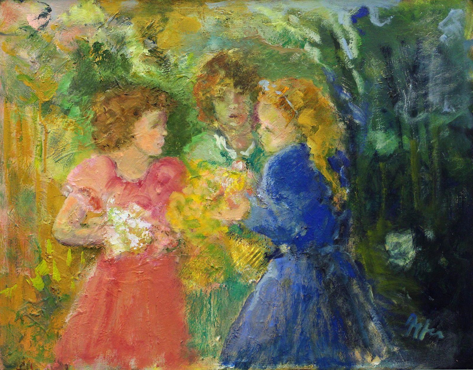 "BRING THE MEMORY" PAINTING - ILLEGBILY SIGNED (1 of 4)