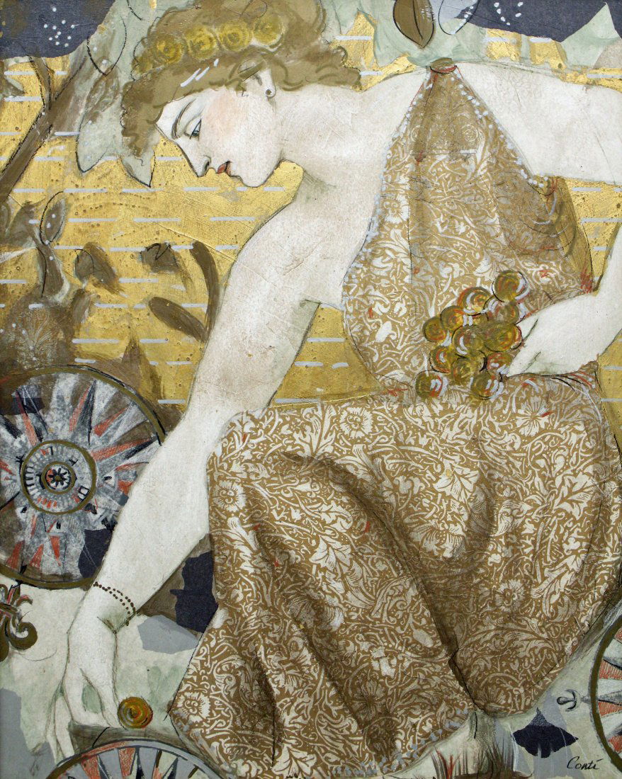 MIXED MEDIA "PYTHIA" COLLAGE (1 of 4)