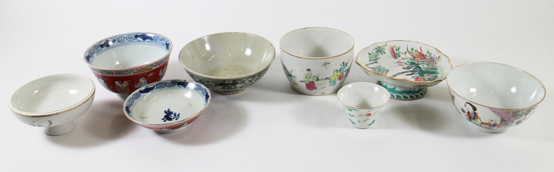 ANTIQUE CHINESE POTTERY BOWLS (1 of 5)