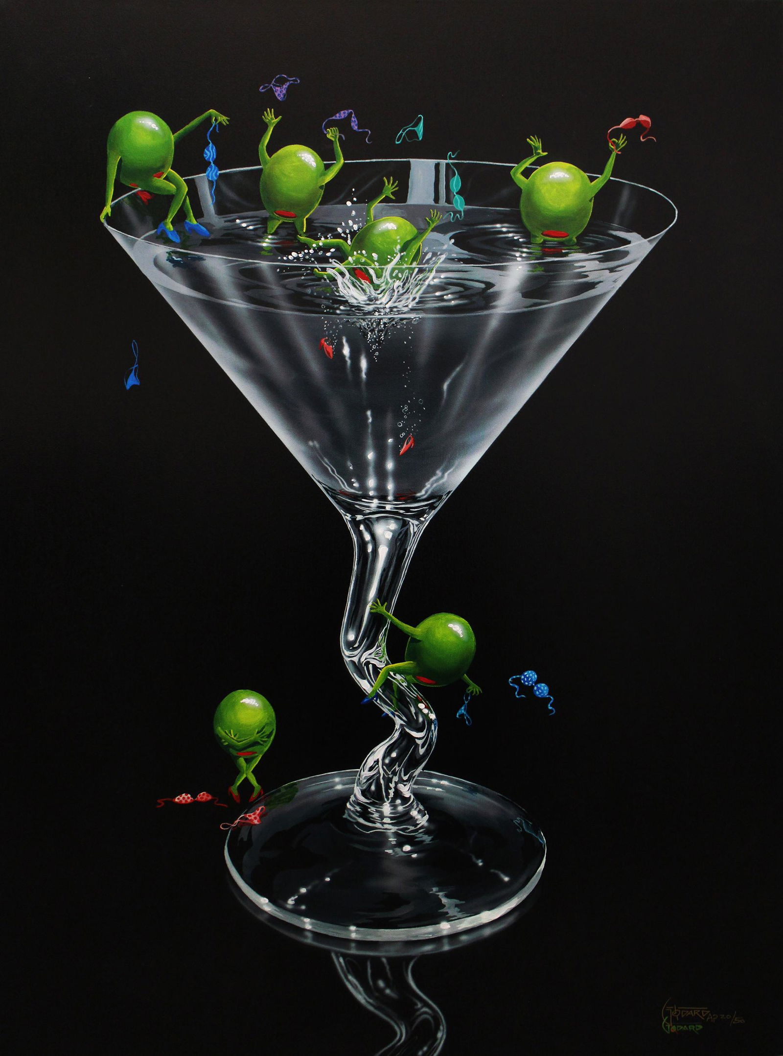 MICHAEL GODARD "OLIVES GONE WILD" GICLEE (1 of 4)