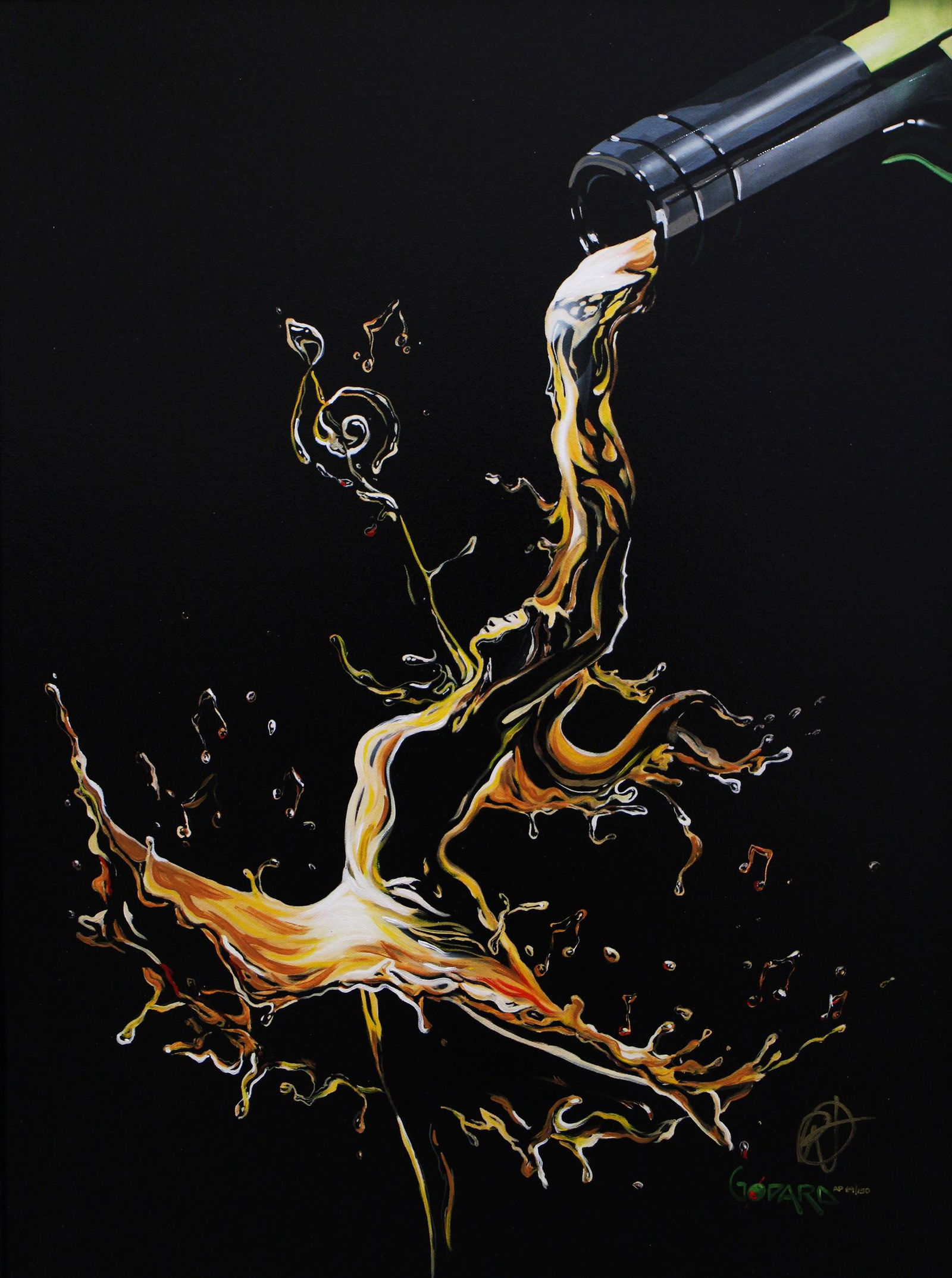 MICHAEL GODARD "DANCING ON THE PALETTE" GICLEE (1 of 3)