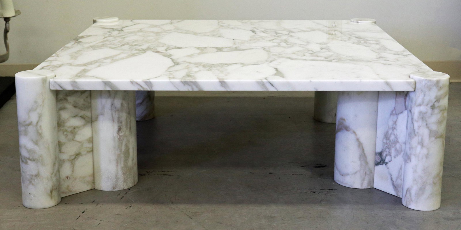 GAE AULENTI JUMBO MARBLE COFFEE TABLE (1 of 8)