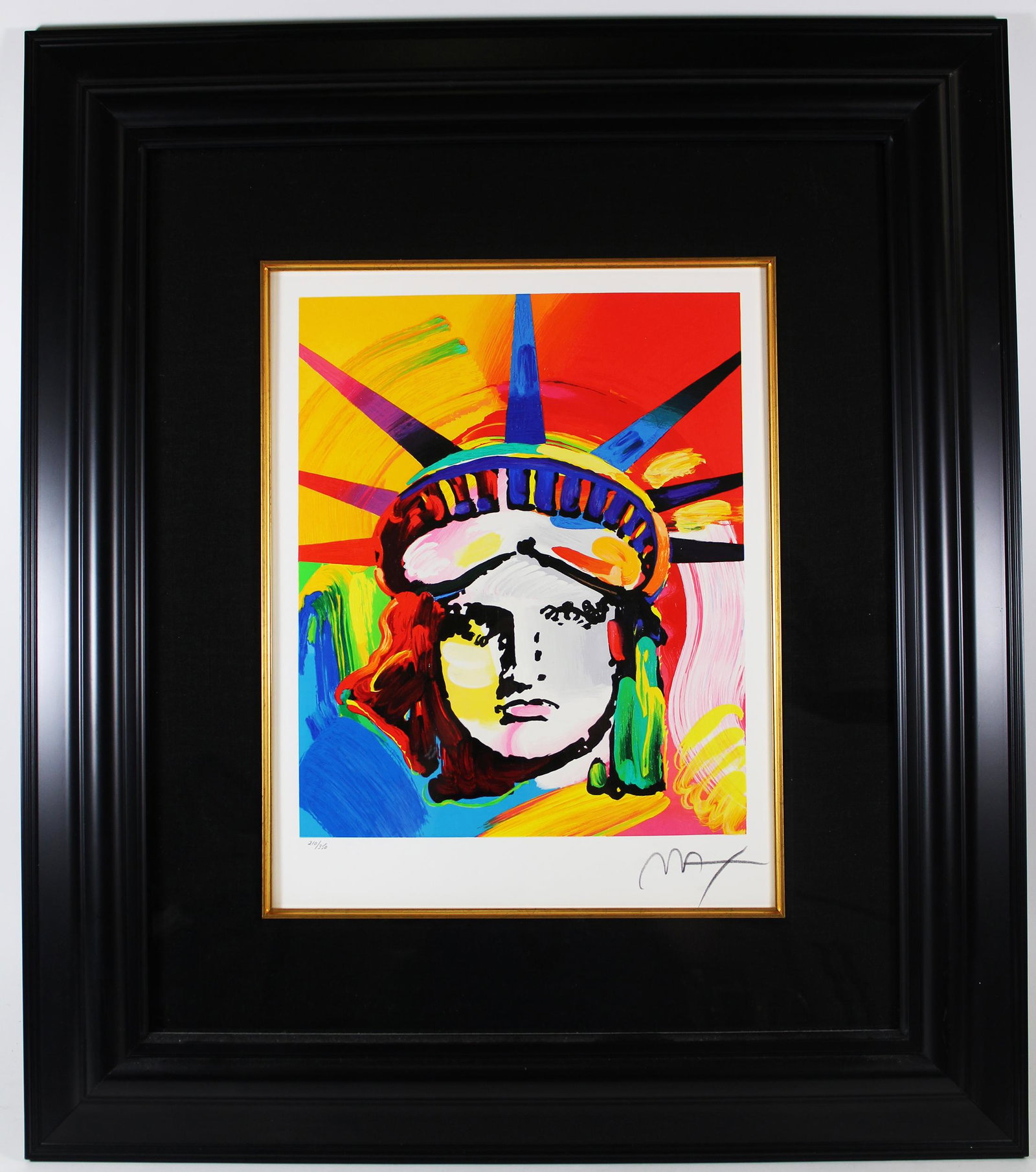 PETER MAX LIBERTY HEAD SERIGRAPH (1 of 3)