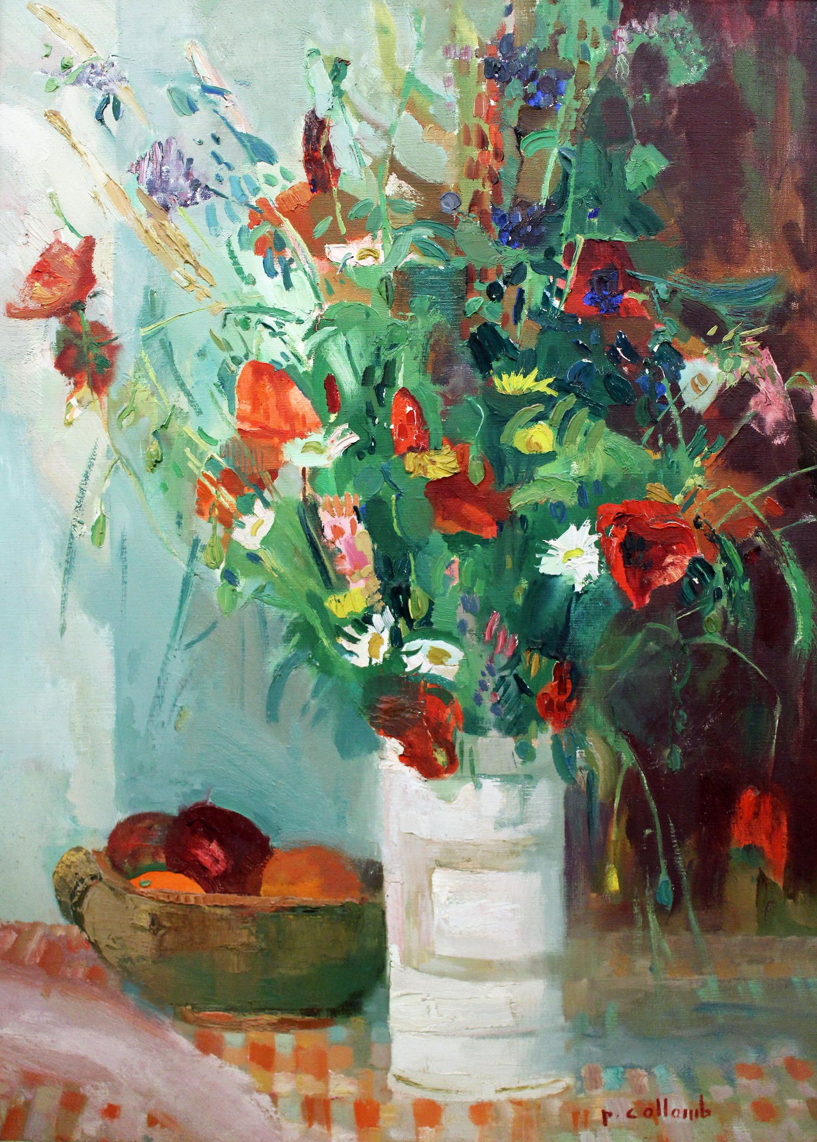 PAUL COLLOMB STILL LIFE PAINTING (1 of 5)